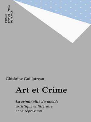 cover image of Art et Crime